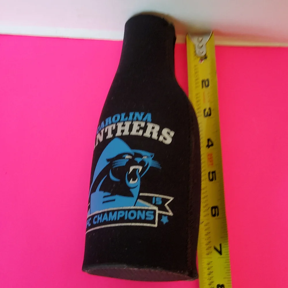 2015 NFC CHAMPIONS CAROLINA PANTHERS bottle cooler. - Picture 6 of 8